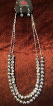 Load image into Gallery viewer, Color Of The Day-Necklace/Crystal Crush- Silver Bracelet-(Set)