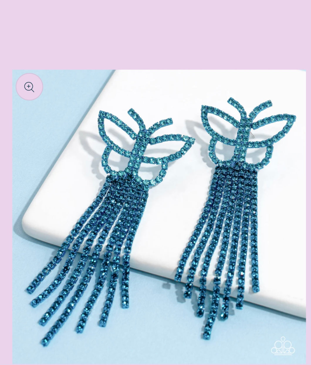 Billowing Butterflies - Blue