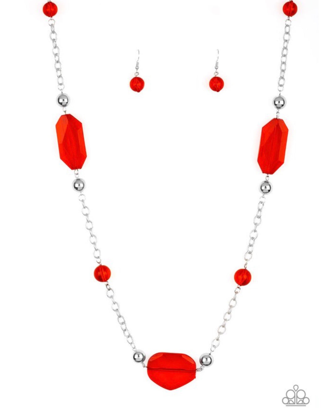 Crystal Charm- Red