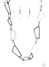 Load image into Gallery viewer, Shattering Records Necklace/Shattered Shine Bracelet-Black  (Sets)
