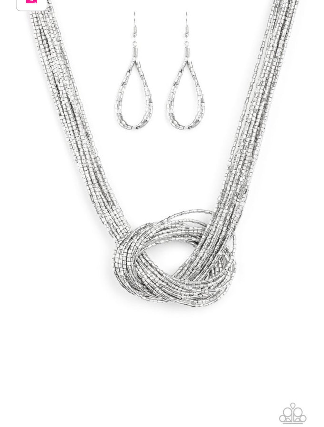 Knotted Knockout- Silver