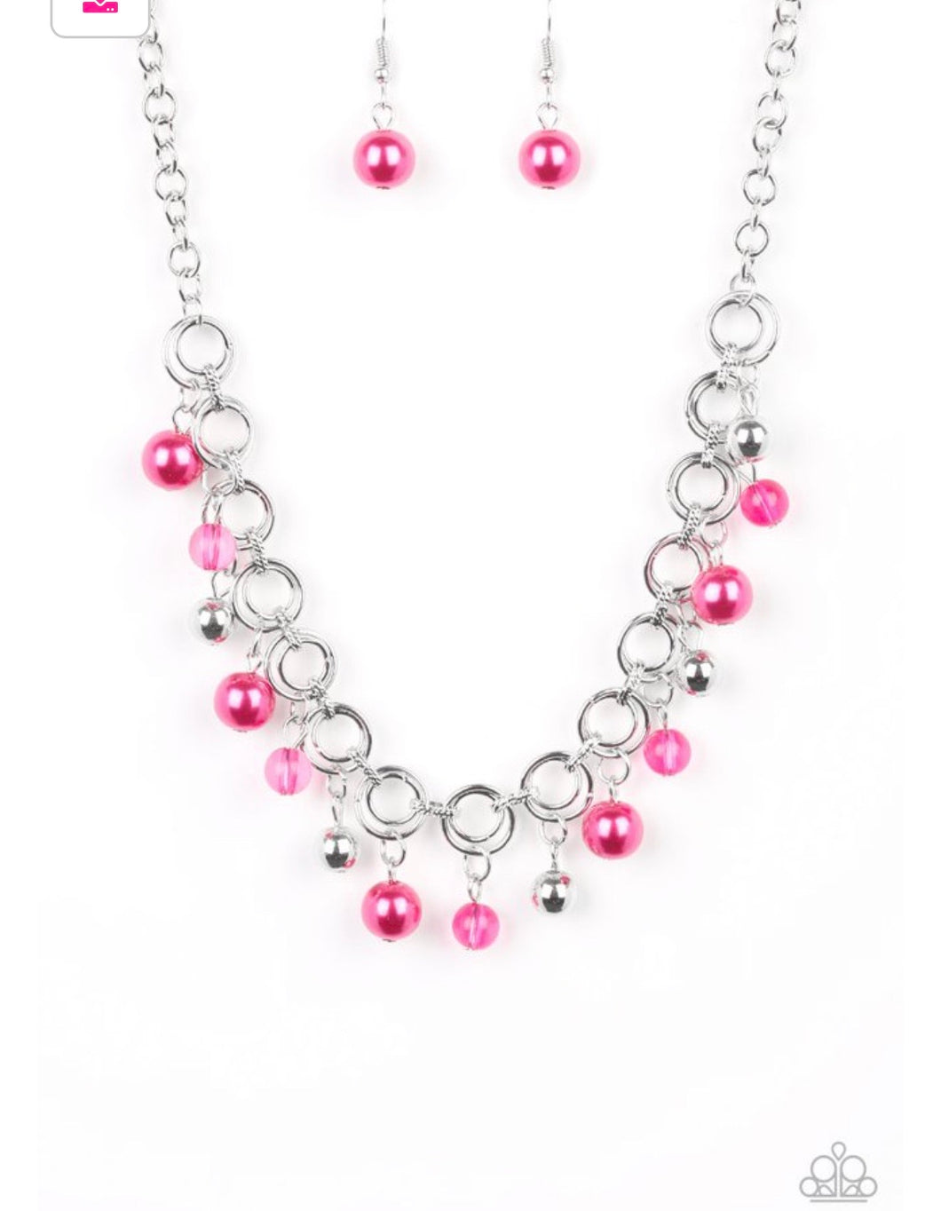 Fiercely Fancy- Necklace /Fancy Fascination-Bracelet- Pink (Sets)