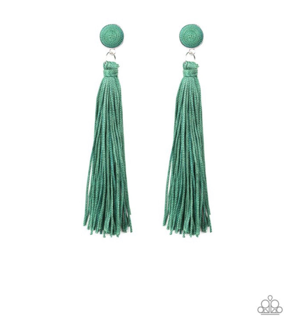 Tightrope Tassel- Green