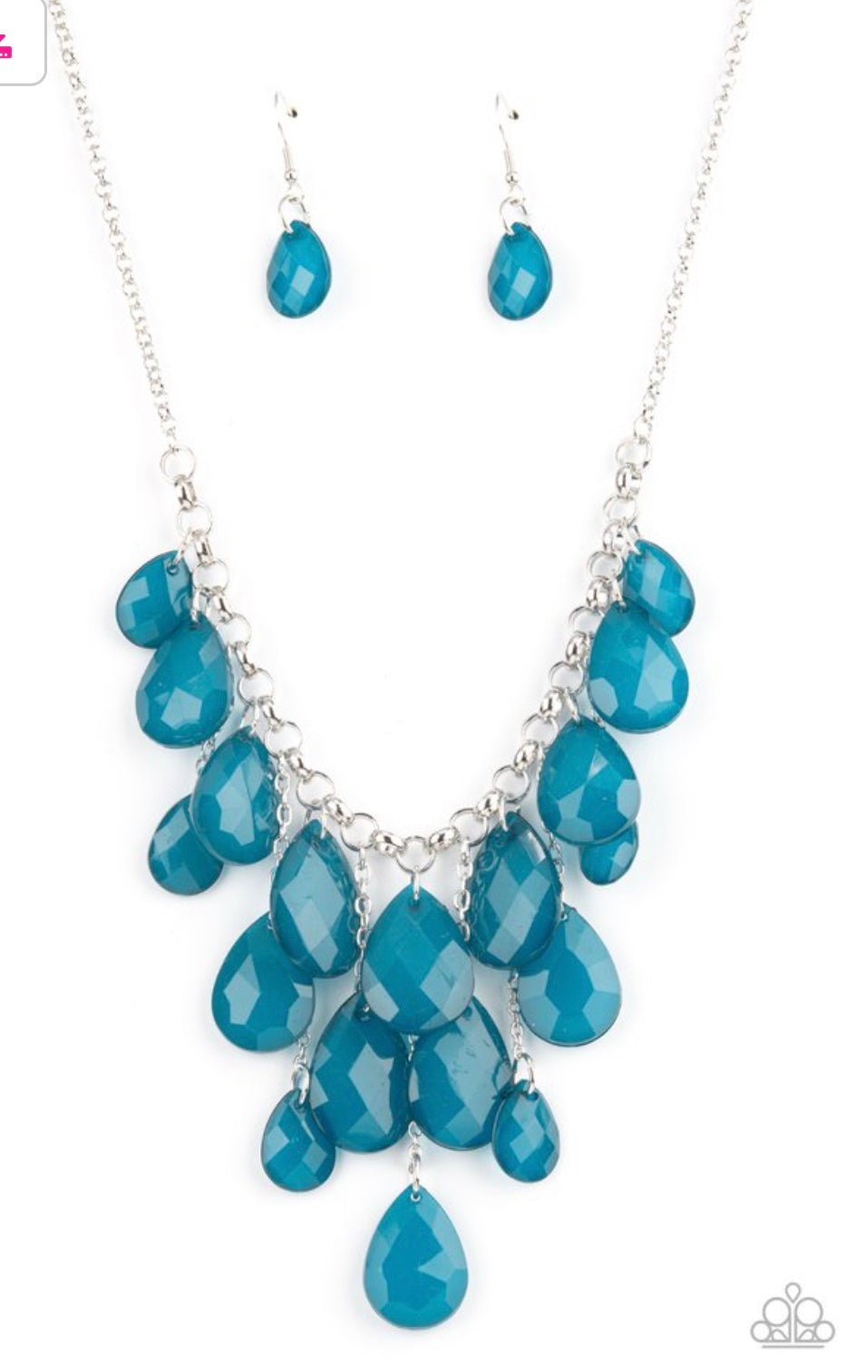 Front Row Flamboyance- Blue