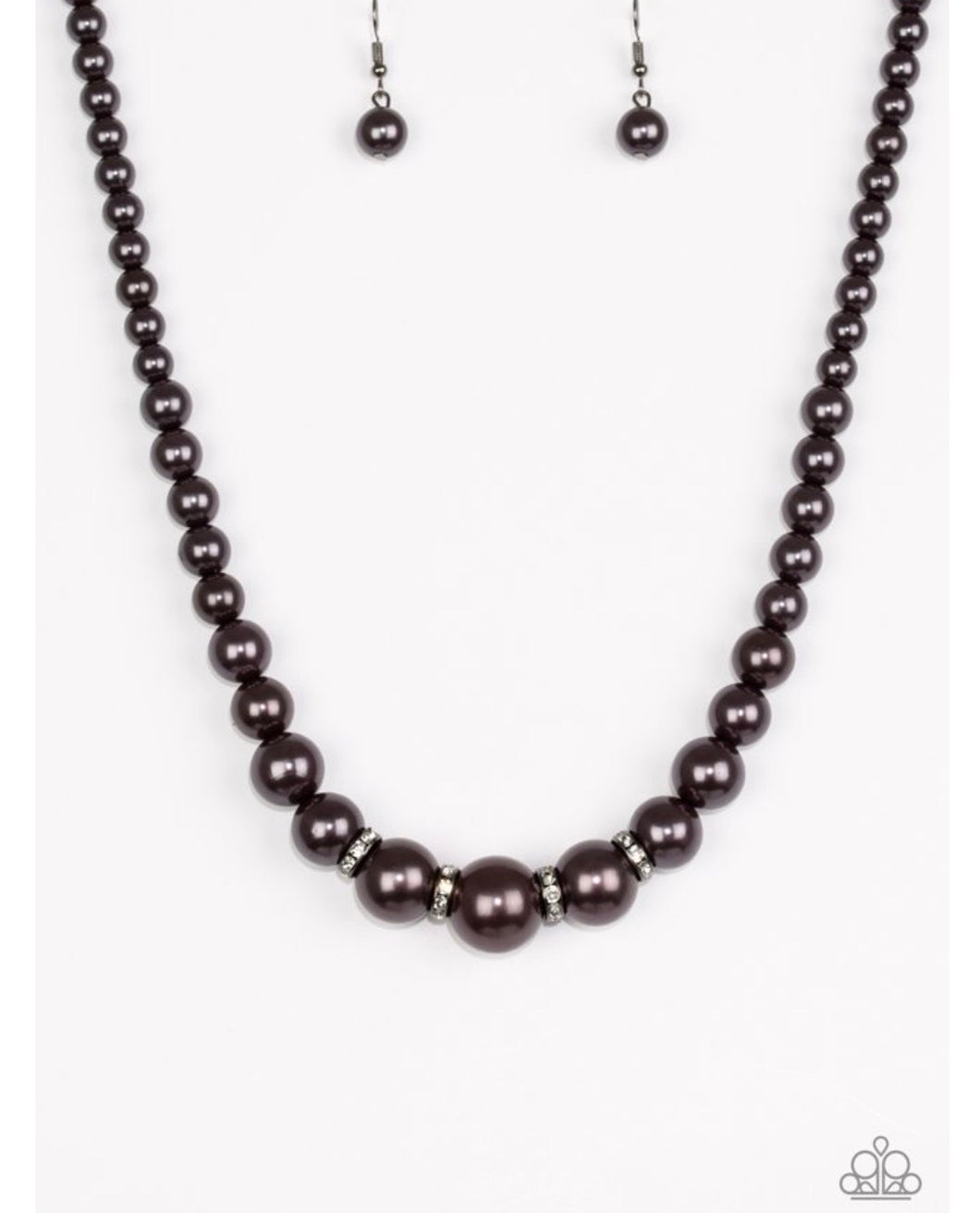 Party Pearls- Gunmetal