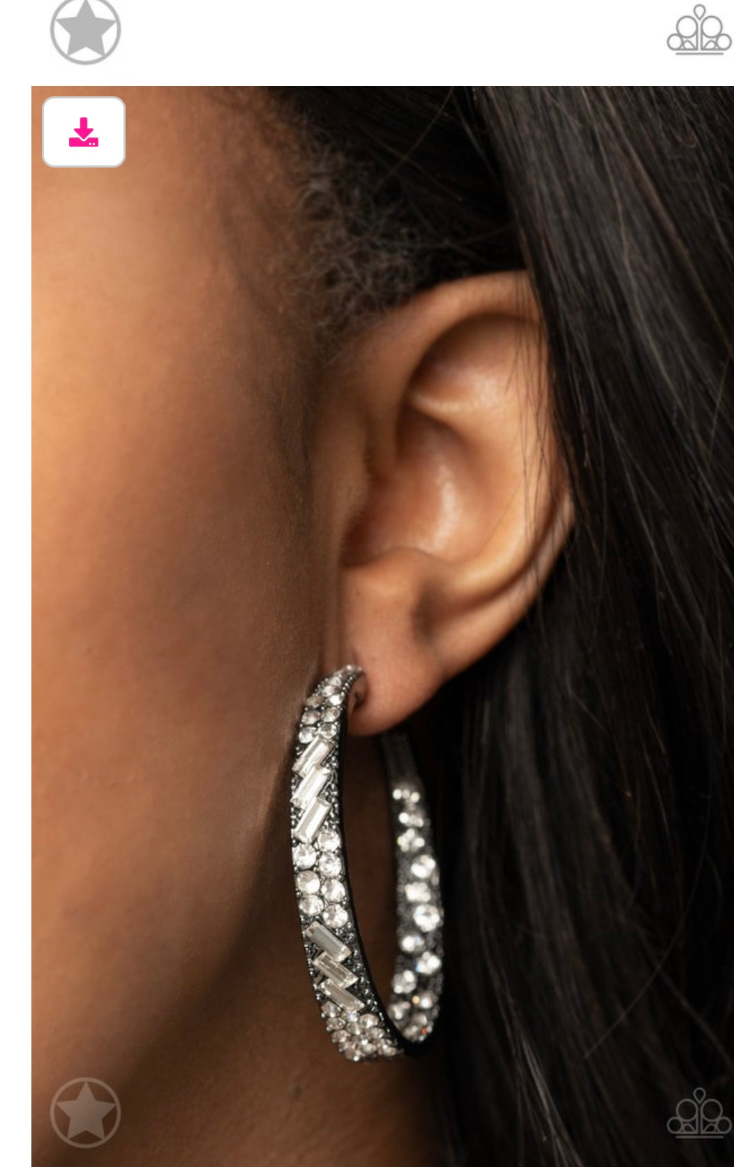 GLITZY By Association- Gunmetal